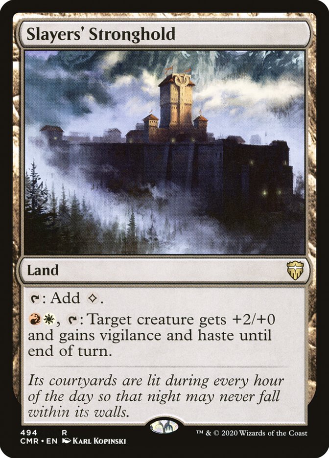 Slayers' Stronghold [Commander Legends] MTG Single Magic: The Gathering | Red Claw Gaming