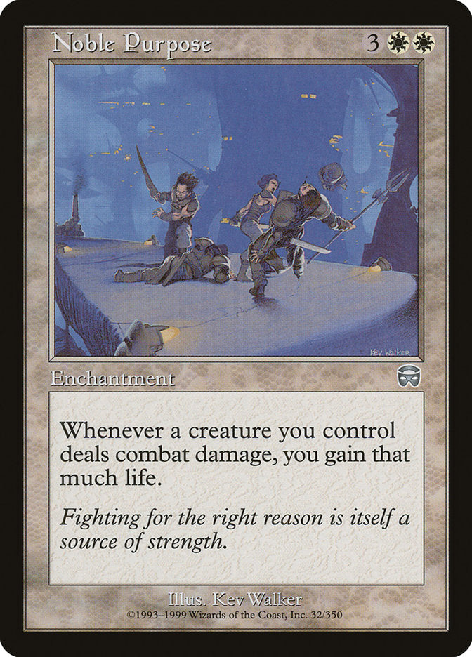 Noble Purpose [Mercadian Masques] MTG Single Magic: The Gathering | Red Claw Gaming