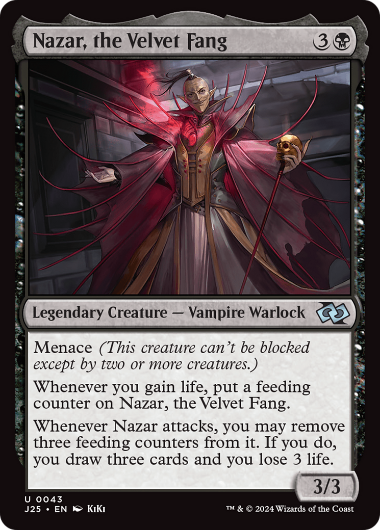 Nazar, the Velvet Fang (Anime) [Foundations Jumpstart] MTG Single Magic: The Gathering | Red Claw Gaming