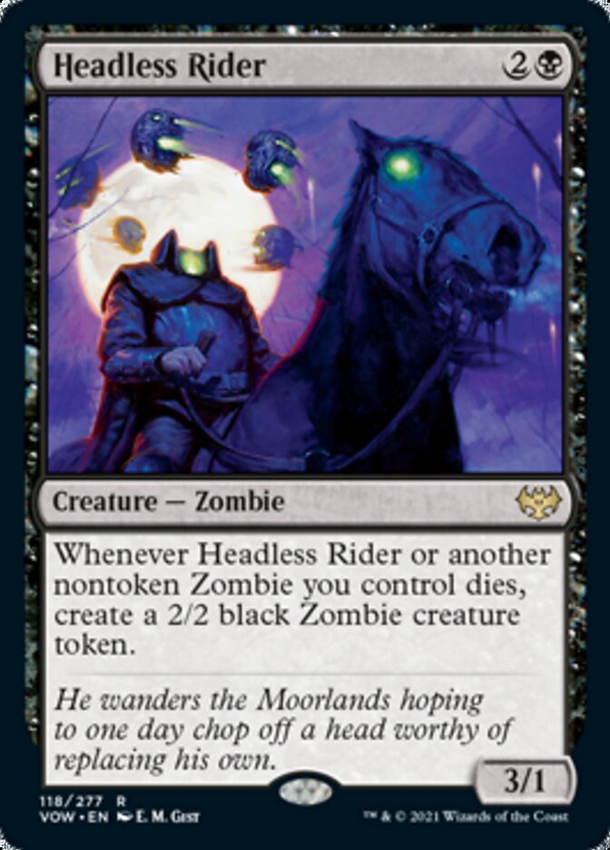 Headless Rider [Innistrad: Crimson Vow] MTG Single Magic: The Gathering | Red Claw Gaming