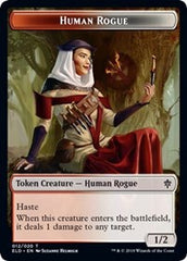 Human Rogue // Food (15) Double-Sided Token [Throne of Eldraine Tokens] MTG Single Magic: The Gathering | Red Claw Gaming