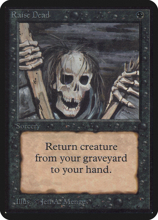 Raise Dead [Alpha Edition] MTG Single Magic: The Gathering | Red Claw Gaming