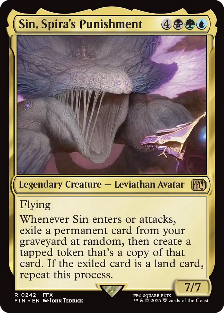 Sin, Spira's Punishment [FINAL FANTASY] MTG Single Magic: The Gathering | Red Claw Gaming