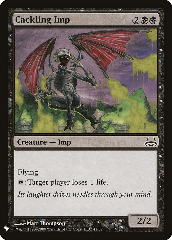 Cackling Imp [Mystery Booster] MTG Single Magic: The Gathering    | Red Claw Gaming