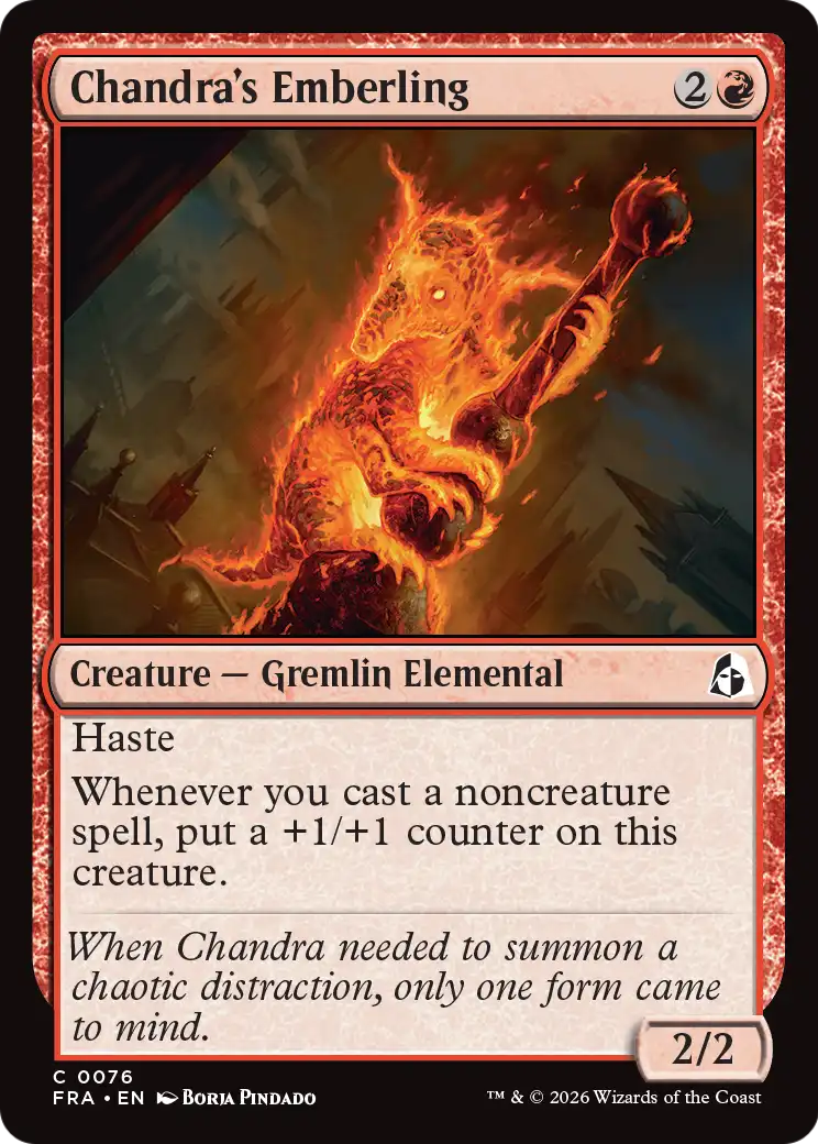 Chandra's Emberling [Reality Fracture] MTG Single Magic: The Gathering | Red Claw Gaming