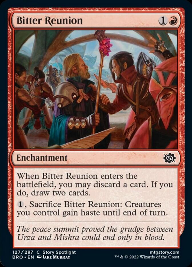 Bitter Reunion [The Brothers' War] MTG Single Magic: The Gathering | Red Claw Gaming