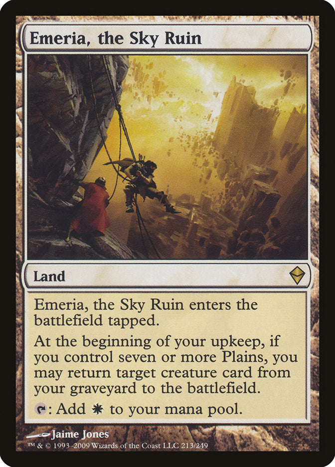 Emeria, the Sky Ruin [Zendikar] MTG Single Magic: The Gathering | Red Claw Gaming