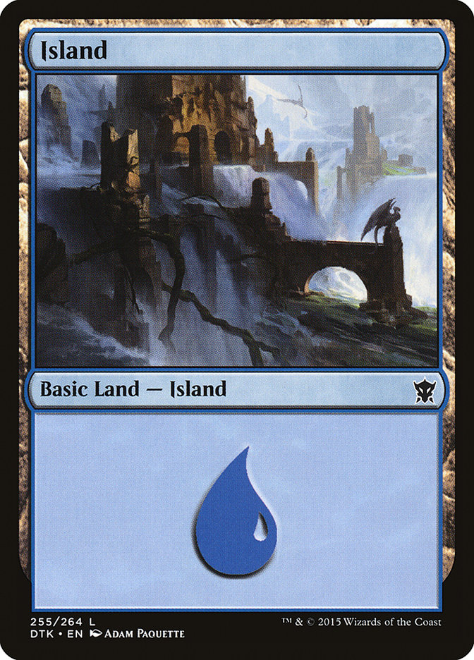 Island (255) [Dragons of Tarkir] MTG Single Magic: The Gathering | Red Claw Gaming