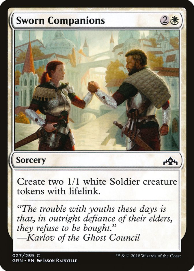 Sworn Companions [Guilds of Ravnica] MTG Single Magic: The Gathering | Red Claw Gaming