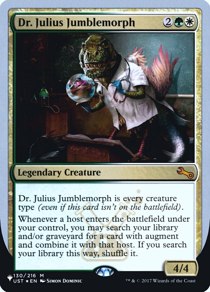 Dr. Julius Jumblemorph (Unfinity Foil Edition) [The List] MTG Single Magic: The Gathering | Red Claw Gaming