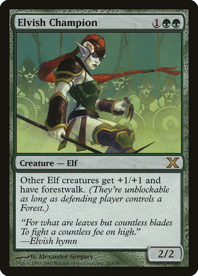 Elvish Champion [Tenth Edition] MTG Single Magic: The Gathering | Red Claw Gaming