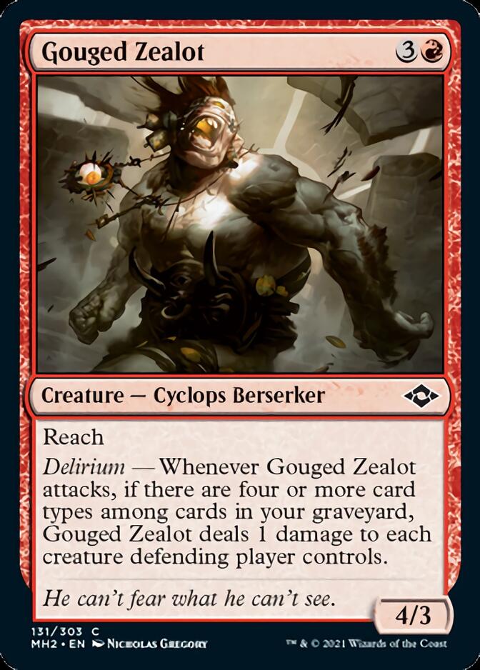 Gouged Zealot [Modern Horizons 2] MTG Single Magic: The Gathering    | Red Claw Gaming