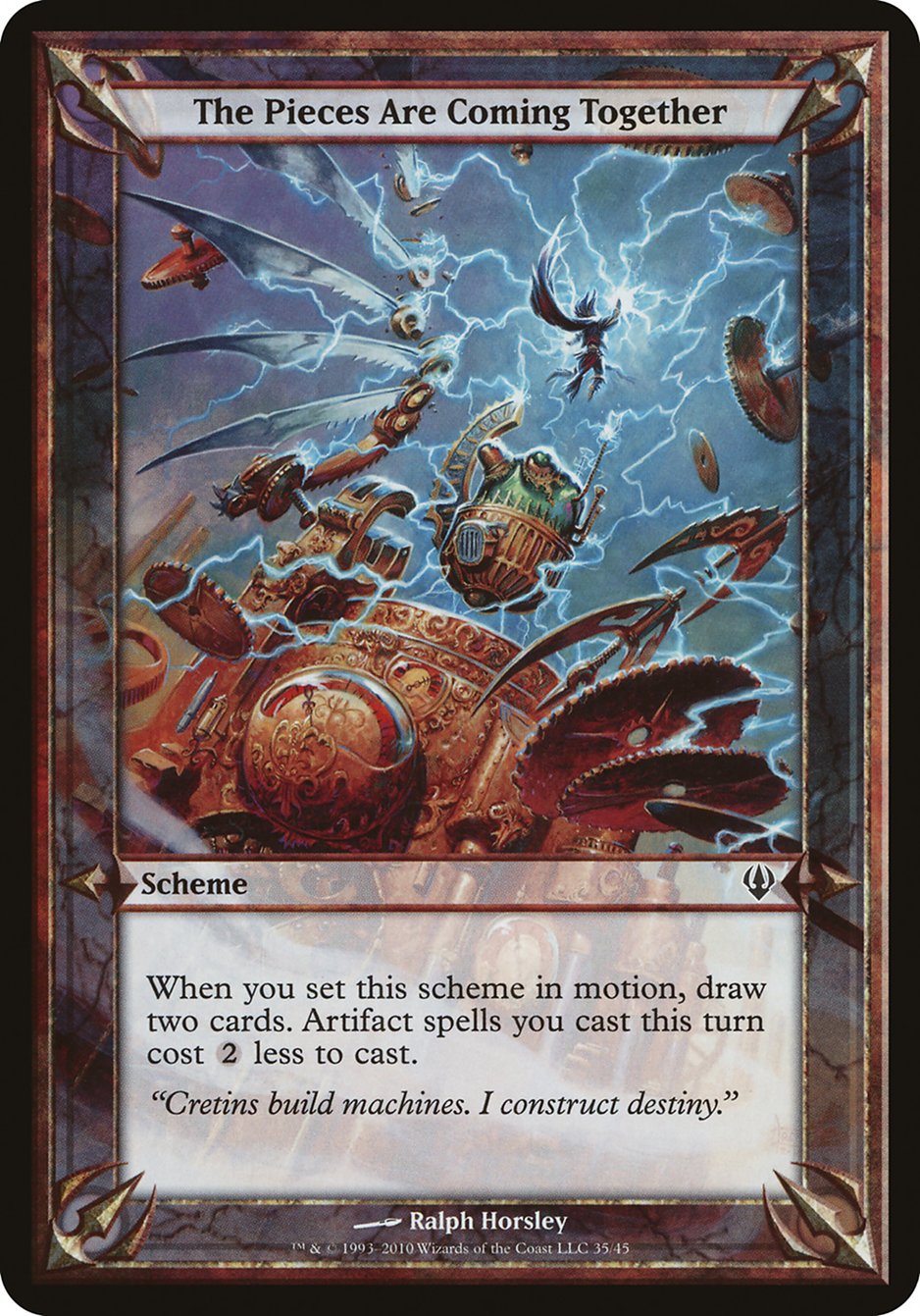 The Pieces Are Coming Together (Schemes) [Archenemy Schemes] MTG Single Magic: The Gathering | Red Claw Gaming