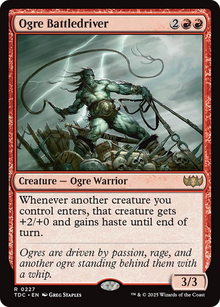 Ogre Battledriver [Tarkir: Dragonstorm Commander] MTG Single Magic: The Gathering | Red Claw Gaming