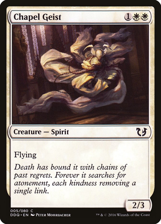 Chapel Geist [Duel Decks: Blessed vs. Cursed] MTG Single Magic: The Gathering | Red Claw Gaming
