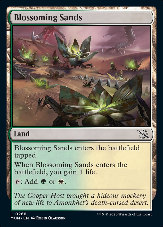 Blossoming Sands [March of the Machine] MTG Single Magic: The Gathering    | Red Claw Gaming