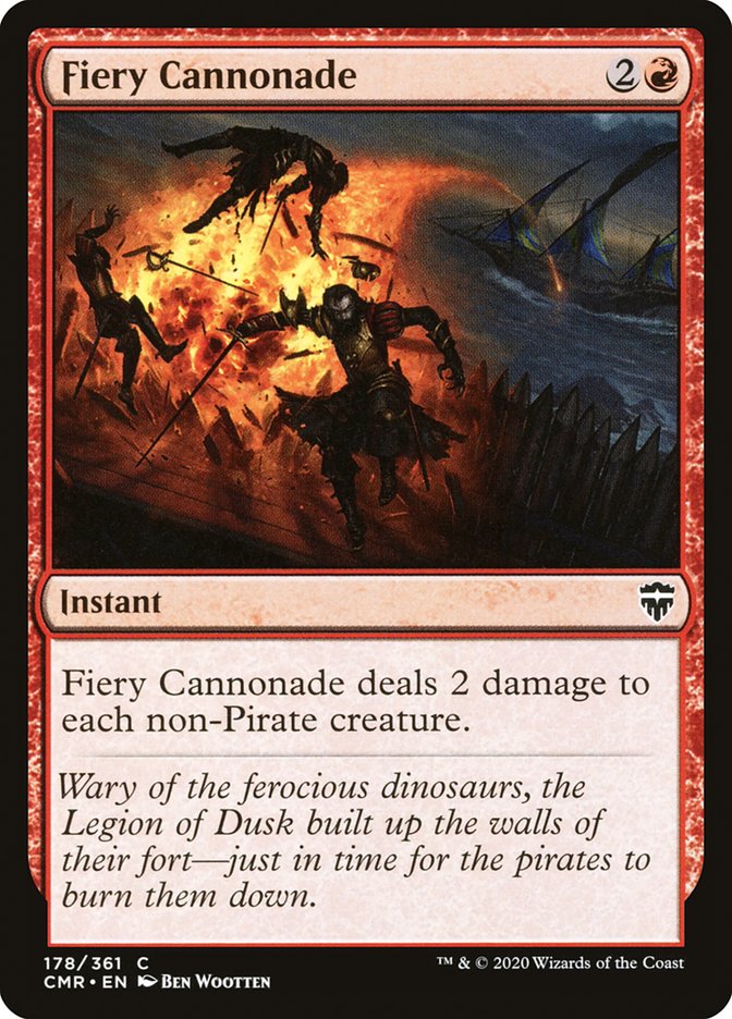 Fiery Cannonade [Commander Legends] MTG Single Magic: The Gathering | Red Claw Gaming