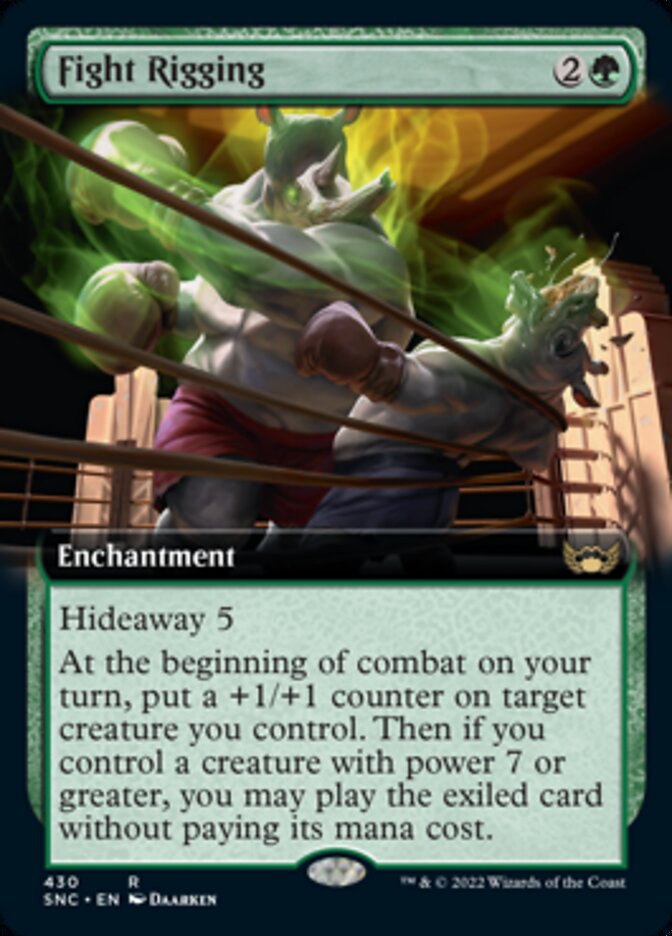 Fight Rigging (Extended Art) [Streets of New Capenna] MTG Single Magic: The Gathering | Red Claw Gaming