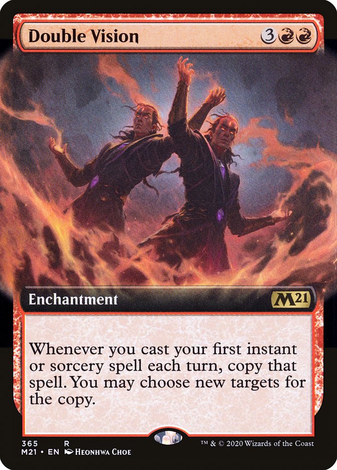 Double Vision (Extended Art) [Core Set 2021] MTG Single Magic: The Gathering | Red Claw Gaming