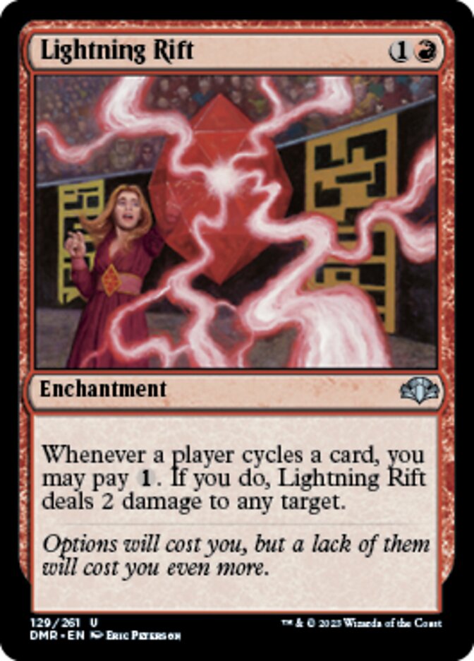 Lightning Rift [Dominaria Remastered] MTG Single Magic: The Gathering | Red Claw Gaming