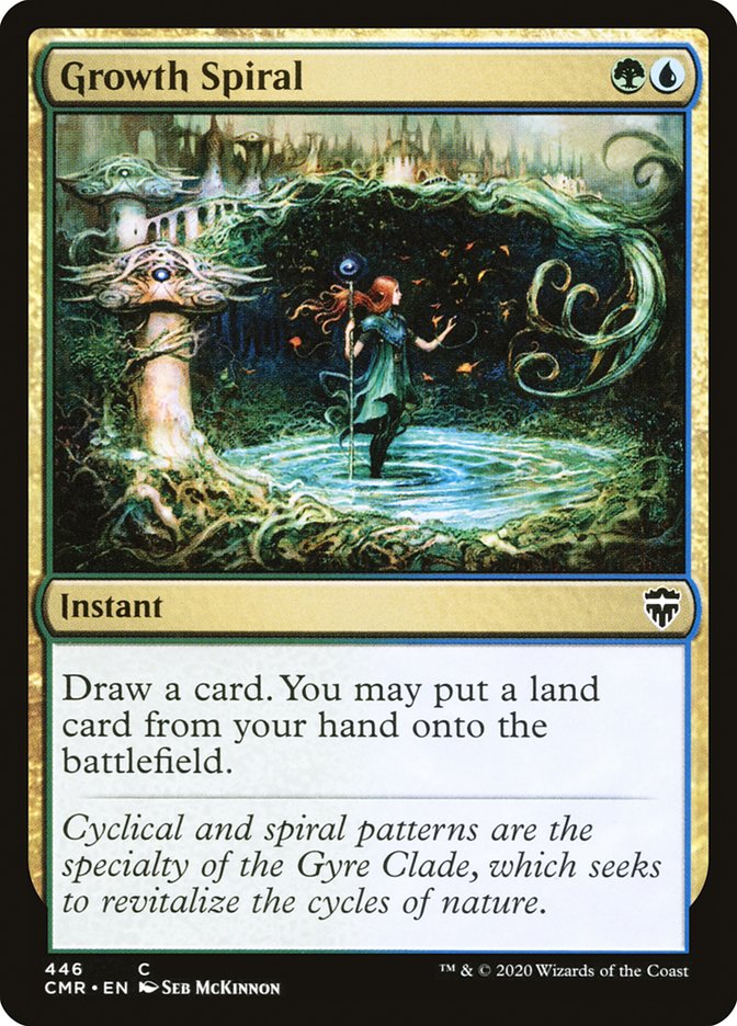 Growth Spiral [Commander Legends] MTG Single Magic: The Gathering | Red Claw Gaming