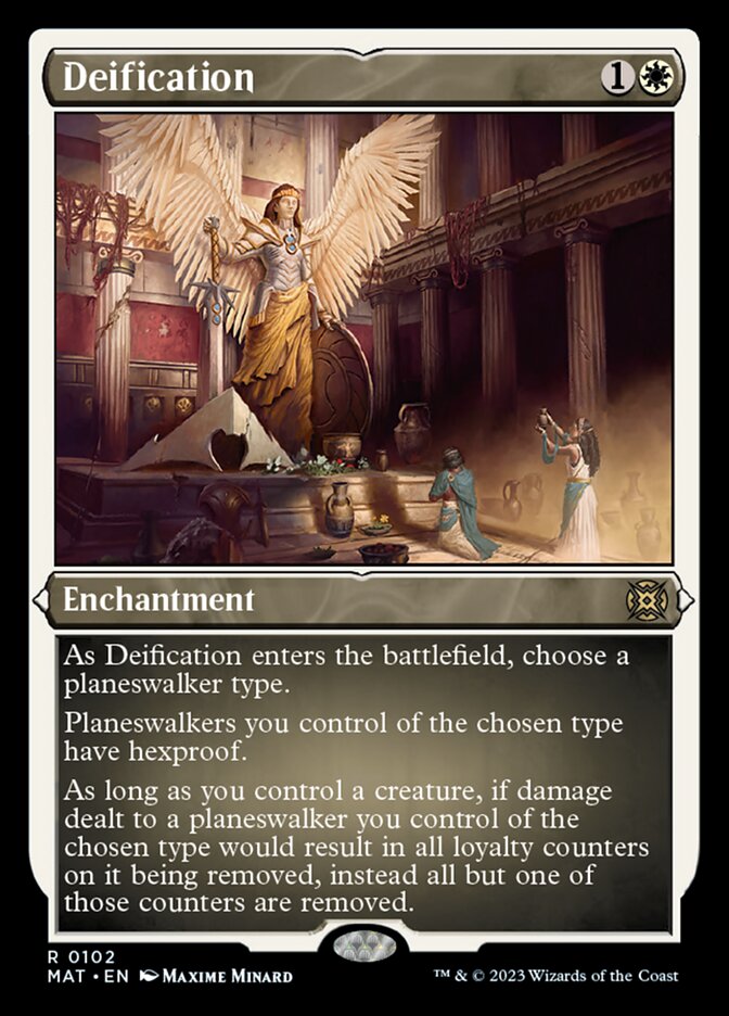 Deification (Foil Etched) [March of the Machine: The Aftermath] MTG Single Magic: The Gathering | Red Claw Gaming