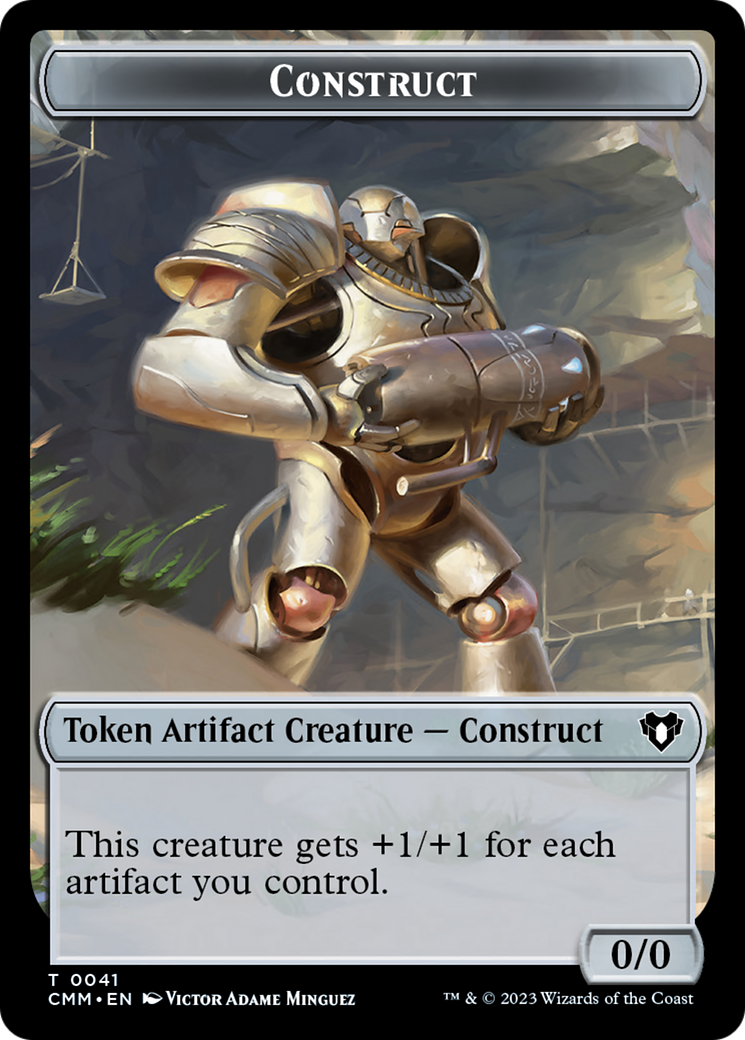 Construct Token (41) [Commander Masters Tokens] MTG Single Magic: The Gathering | Red Claw Gaming