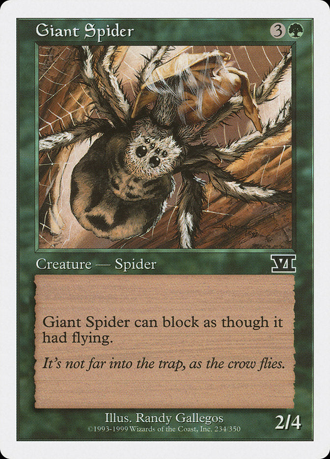Giant Spider [Classic Sixth Edition] MTG Single Magic: The Gathering | Red Claw Gaming
