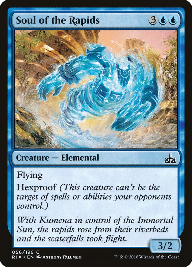 Soul of the Rapids [Rivals of Ixalan] MTG Single Magic: The Gathering | Red Claw Gaming