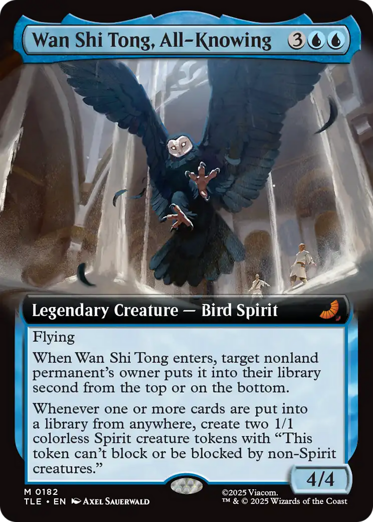 Wan Shi Tong, All-Knowing (Extended Art) [Avatar: The Last Airbender: Eternal-Legal] MTG Single Magic: The Gathering | Red Claw Gaming