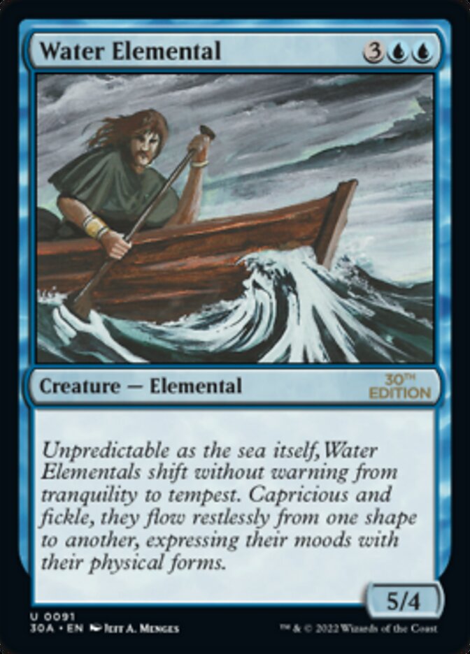 Water Elemental [30th Anniversary Edition] MTG Single Magic: The Gathering | Red Claw Gaming