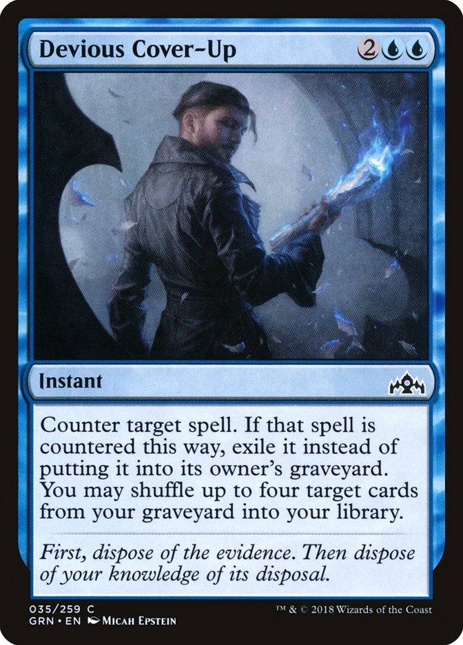 Devious Cover-Up [Guilds of Ravnica] MTG Single Magic: The Gathering | Red Claw Gaming