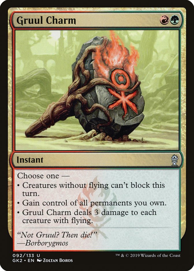 Gruul Charm [Ravnica Allegiance Guild Kit] MTG Single Magic: The Gathering | Red Claw Gaming
