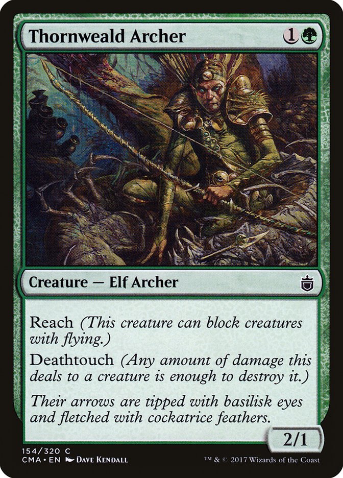 Thornweald Archer [Commander Anthology] MTG Single Magic: The Gathering | Red Claw Gaming