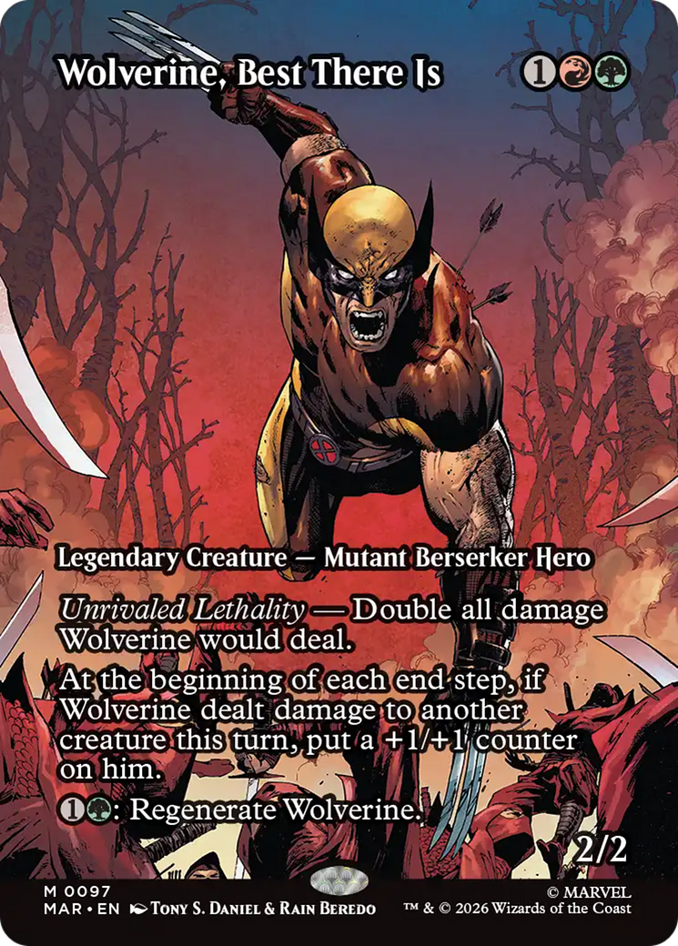 Wolverine, Best There Is (Borderless) [Marvel Universe: Eternal-Legal] | Red Claw Gaming