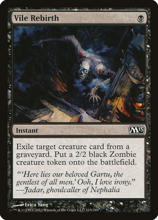 Vile Rebirth [Magic 2013] MTG Single Magic: The Gathering | Red Claw Gaming