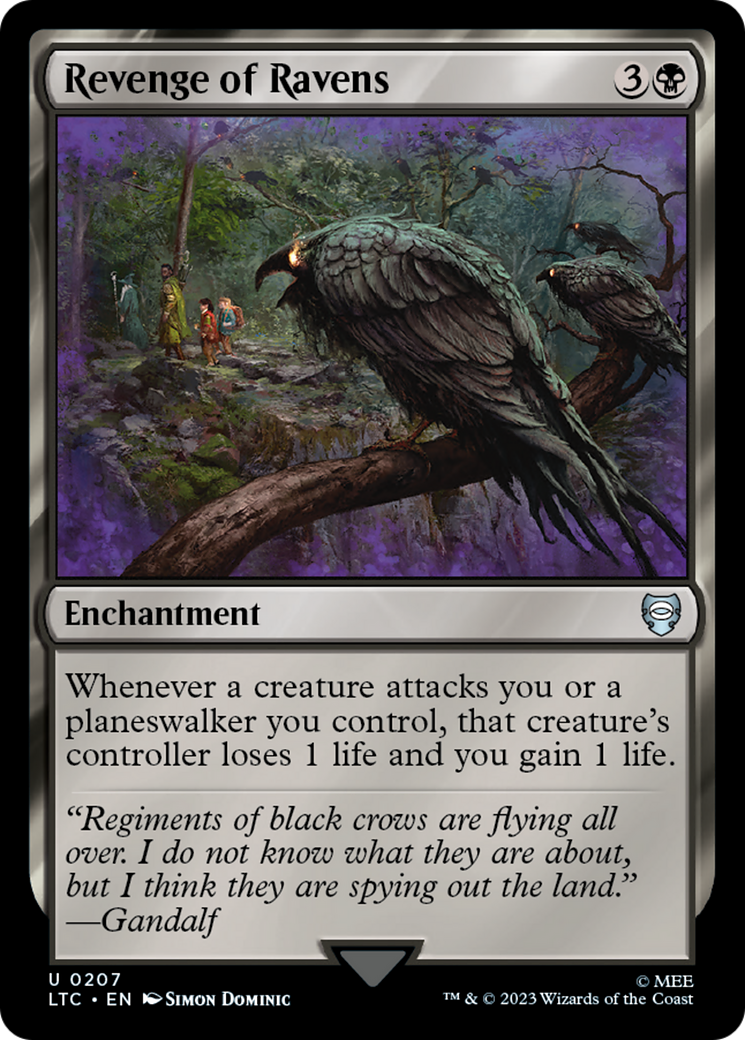 Revenge of Ravens [The Lord of the Rings: Tales of Middle-Earth Commander] MTG Single Magic: The Gathering | Red Claw Gaming