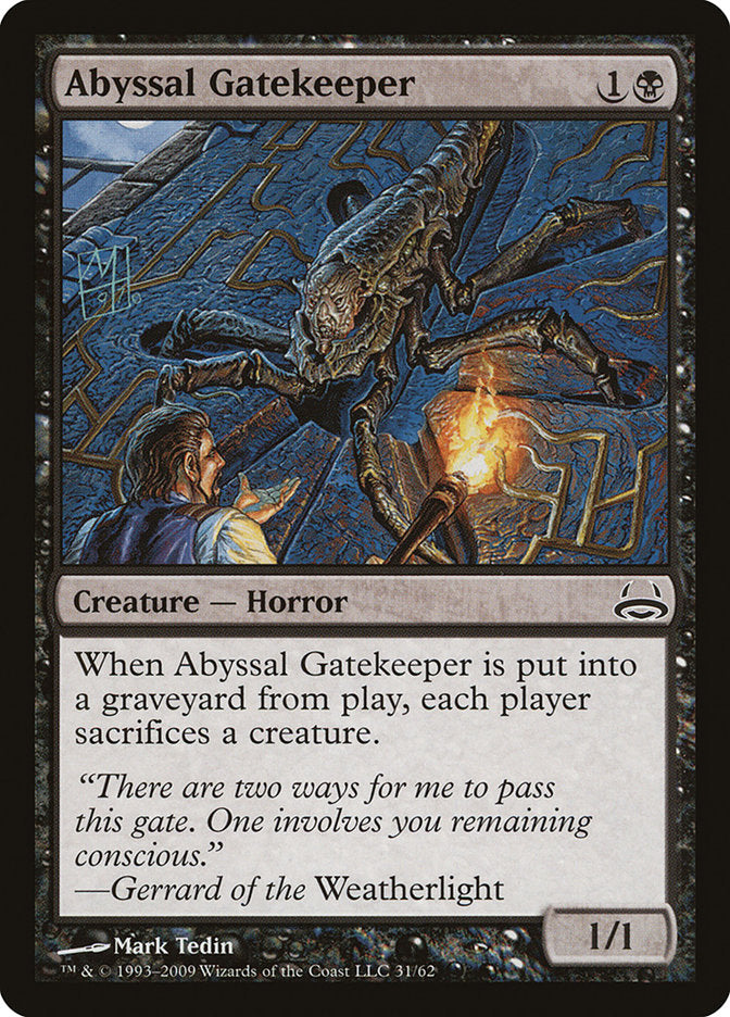 Abyssal Gatekeeper [Duel Decks: Divine vs. Demonic] MTG Single Magic: The Gathering | Red Claw Gaming