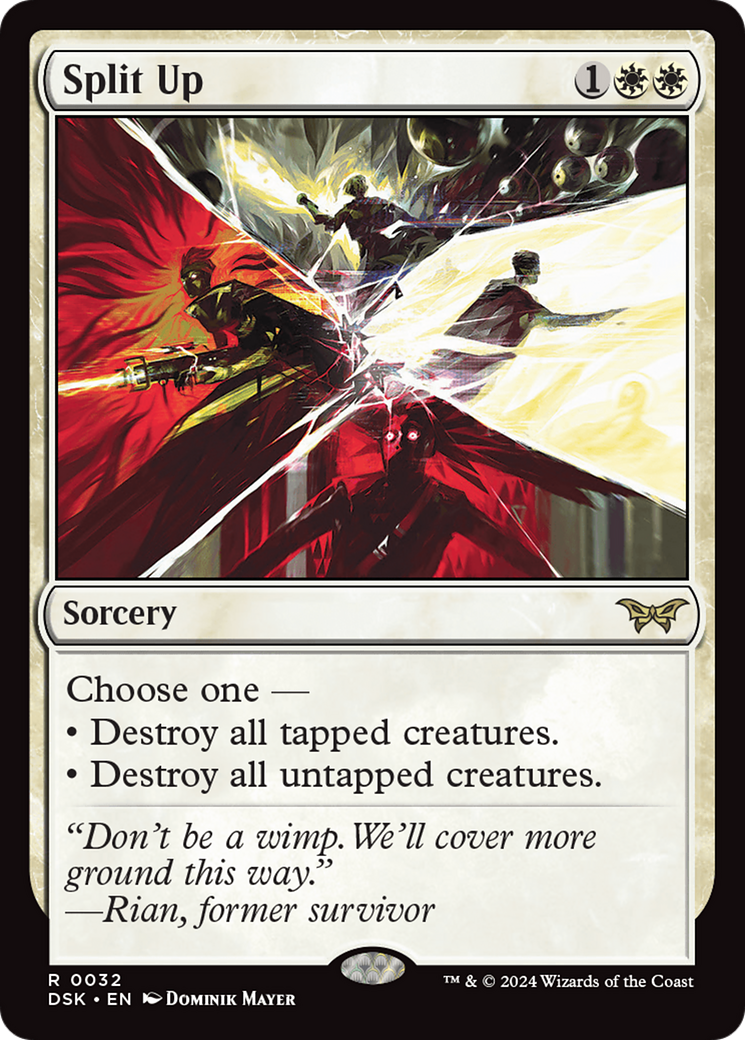 Split Up [Duskmourn: House of Horror] MTG Single Magic: The Gathering | Red Claw Gaming