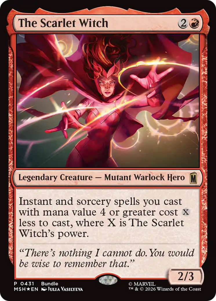 The Scarlet Witch (Bundle) [Marvel Super Heroes Promos] | Red Claw Gaming