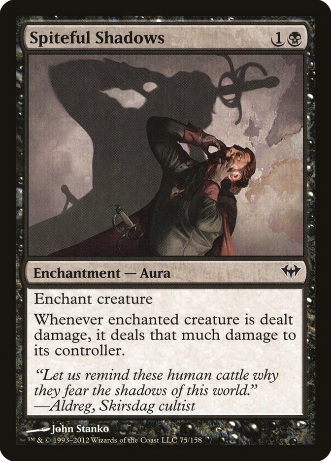 Spiteful Shadows [Dark Ascension] MTG Single Magic: The Gathering | Red Claw Gaming