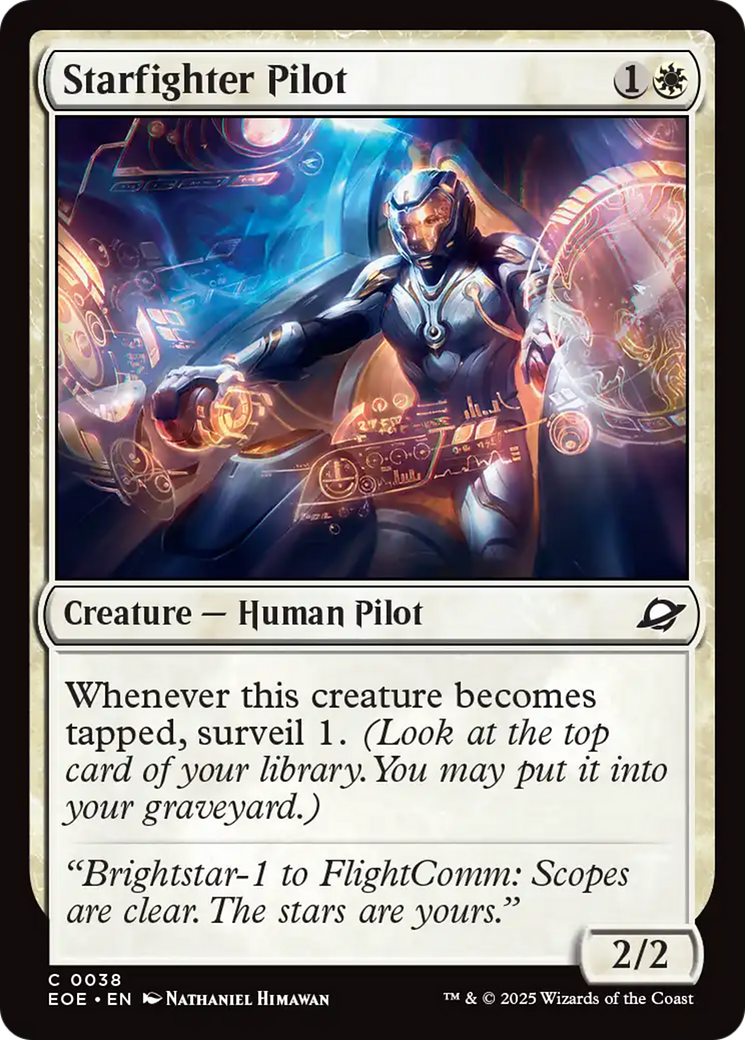Starfighter Pilot [Edge of Eternities] MTG Single Magic: The Gathering | Red Claw Gaming