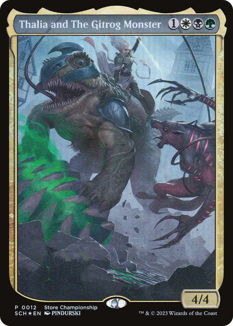 Thalia and The Gitrog Monster [Store Championships 2023] MTG Single Magic: The Gathering | Red Claw Gaming