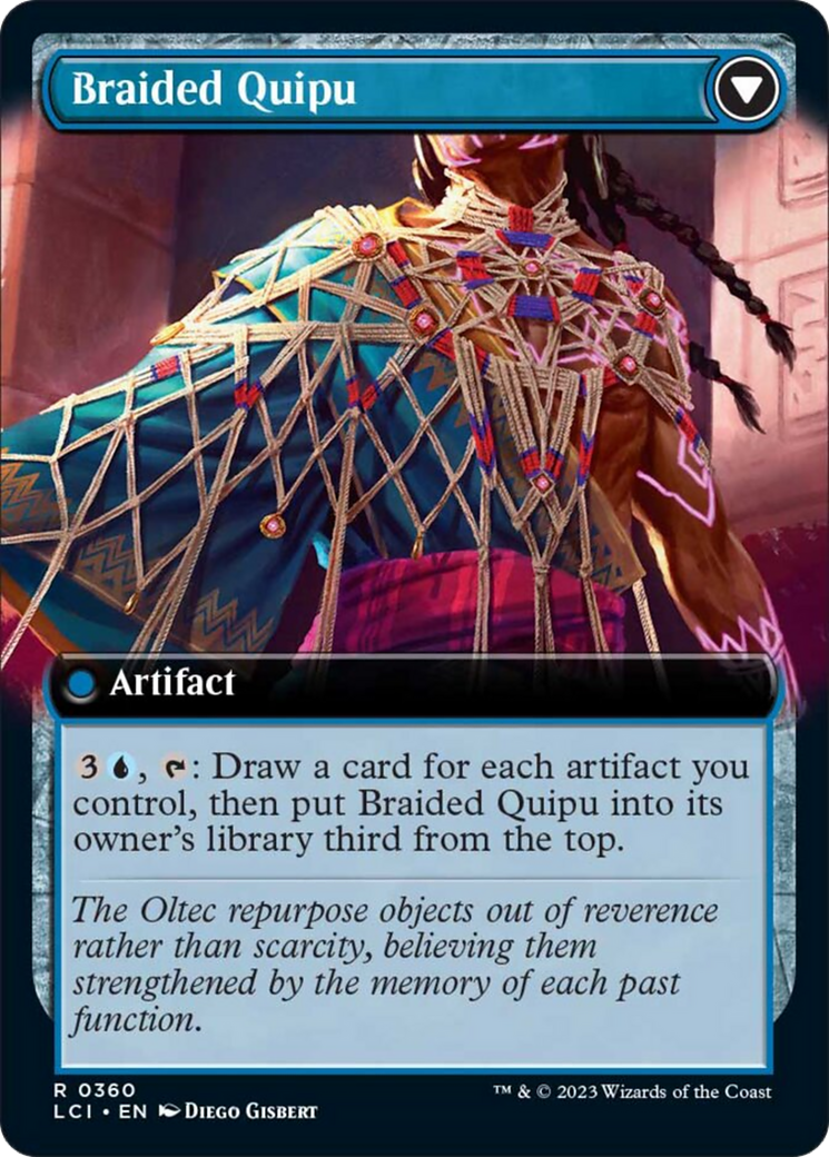 Braided Net // Braided Quipu (Extended Art) [The Lost Caverns of Ixalan] MTG Single Magic: The Gathering    | Red Claw Gaming