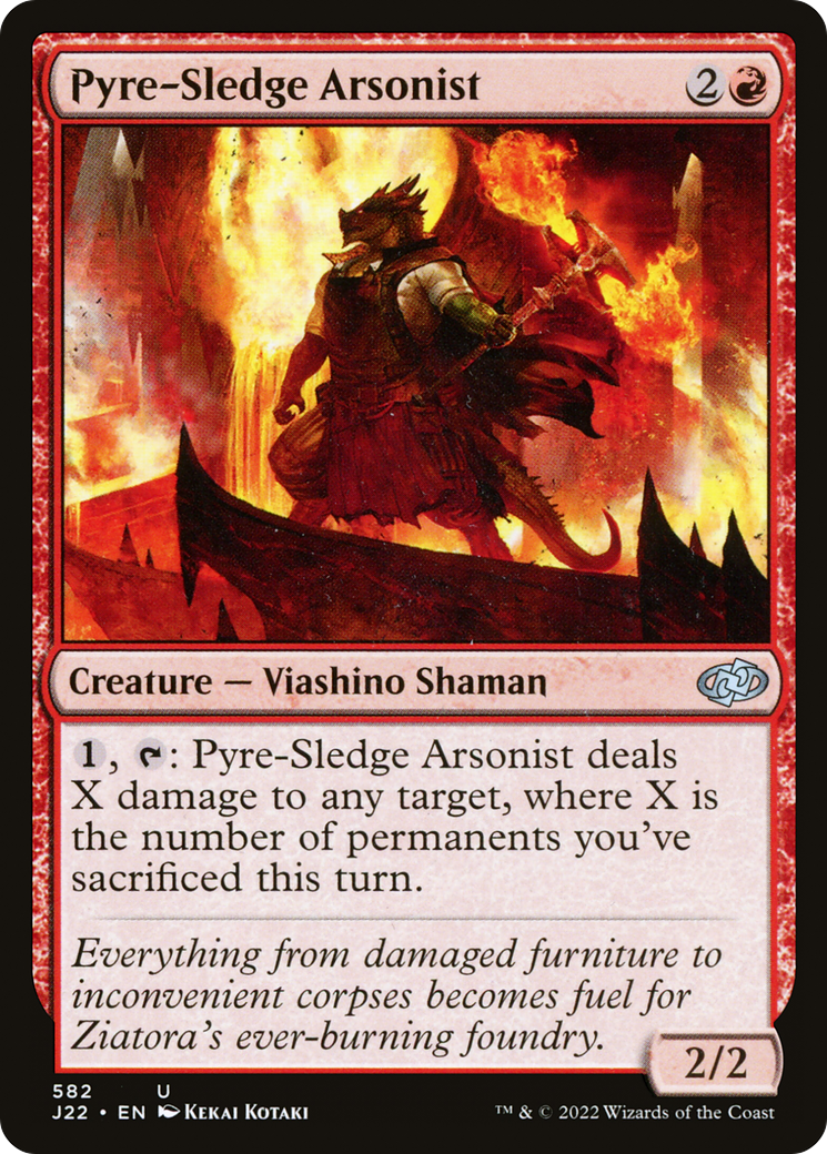 Pyre-Sledge Arsonist [Jumpstart 2022] MTG Single Magic: The Gathering | Red Claw Gaming