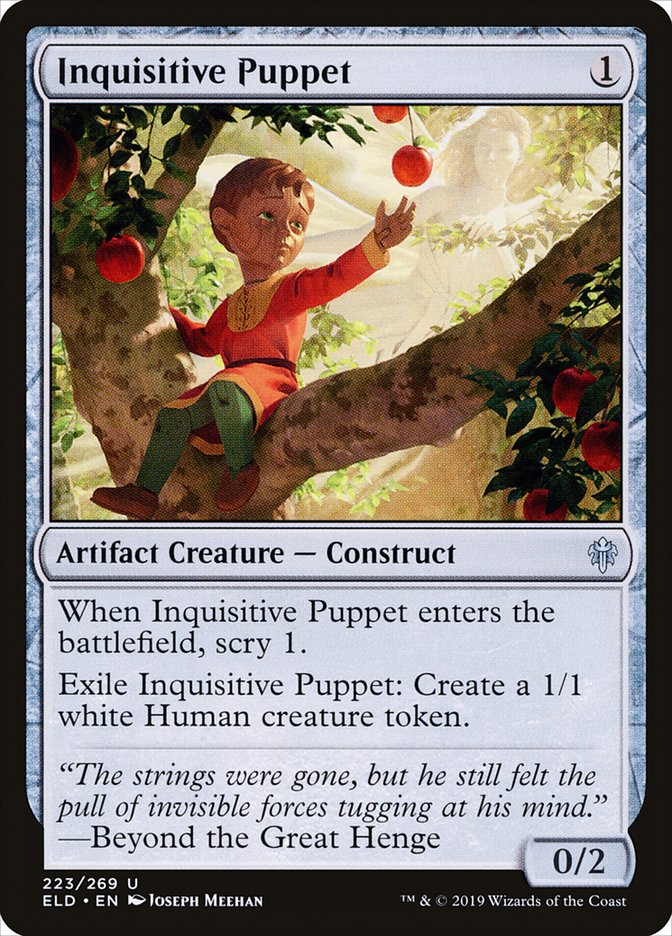 Inquisitive Puppet [Throne of Eldraine] MTG Single Magic: The Gathering | Red Claw Gaming