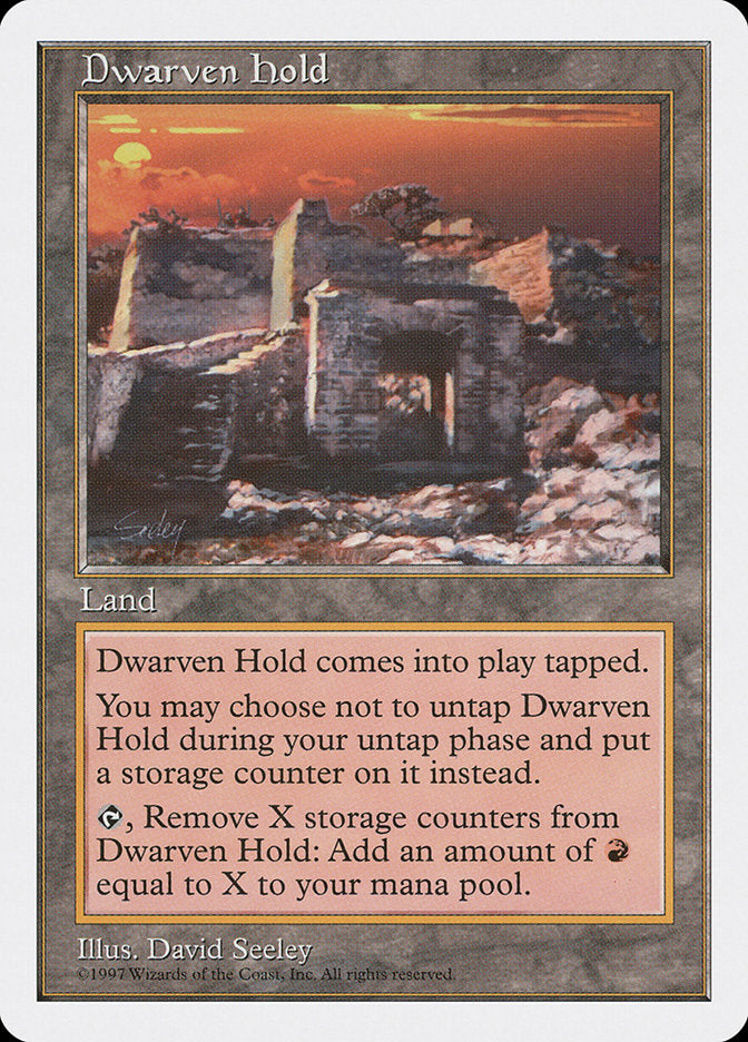 Dwarven Hold [Fifth Edition] MTG Single Magic: The Gathering | Red Claw Gaming