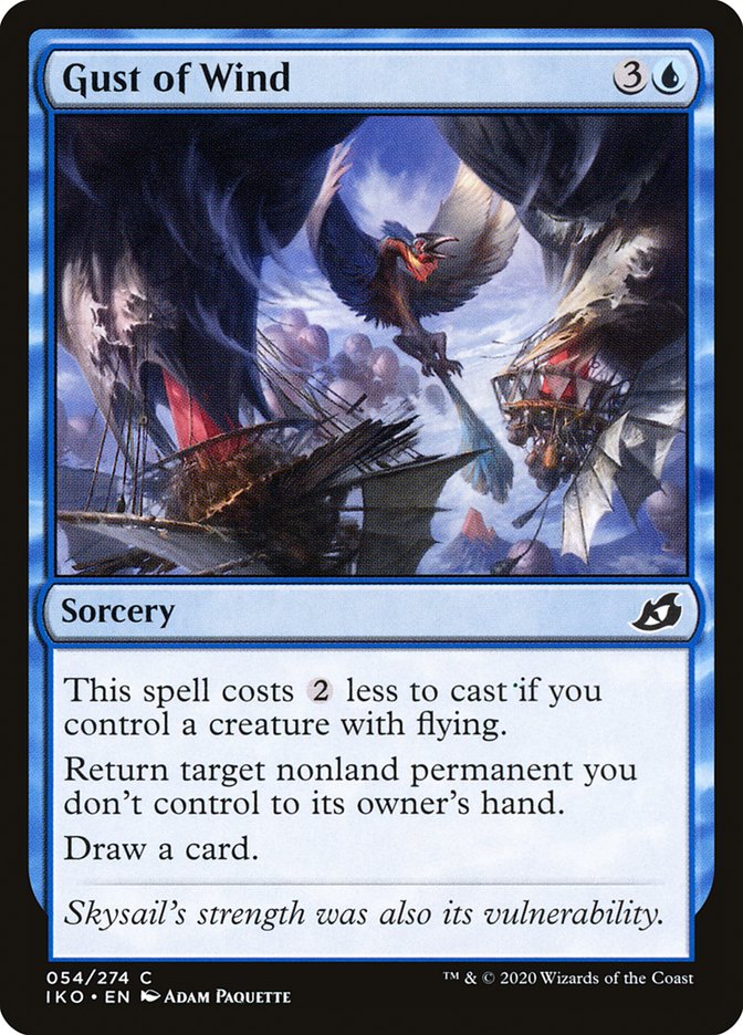 Gust of Wind [Ikoria: Lair of Behemoths] MTG Single Magic: The Gathering | Red Claw Gaming