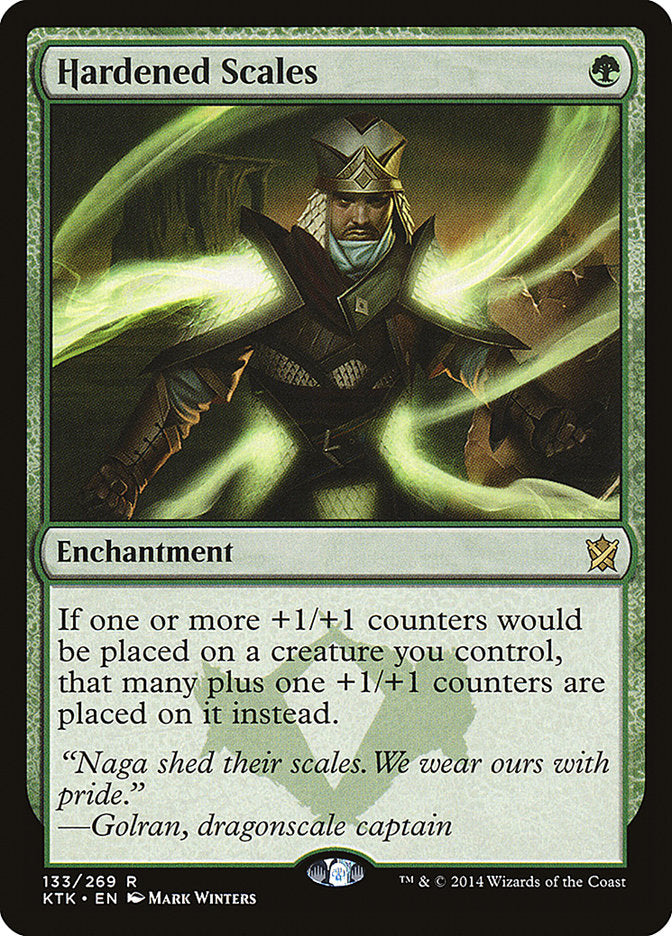 Hardened Scales [Khans of Tarkir] MTG Single Magic: The Gathering | Red Claw Gaming