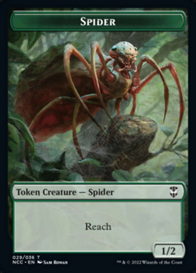 Treefolk // Spider Double-Sided Token [Streets of New Capenna Commander Tokens] MTG Single Magic: The Gathering | Red Claw Gaming